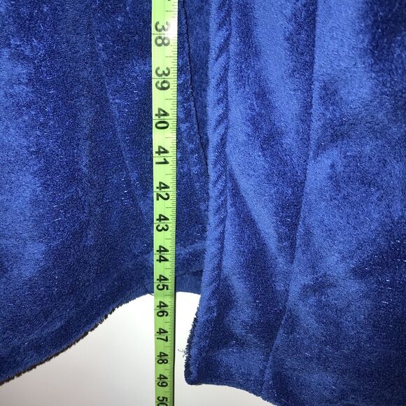 Doctor Who Tardis Bath Robe Blue Size Small BBC *flaws Read* Belt‎ Tie Replaced - Picture 14 of 14